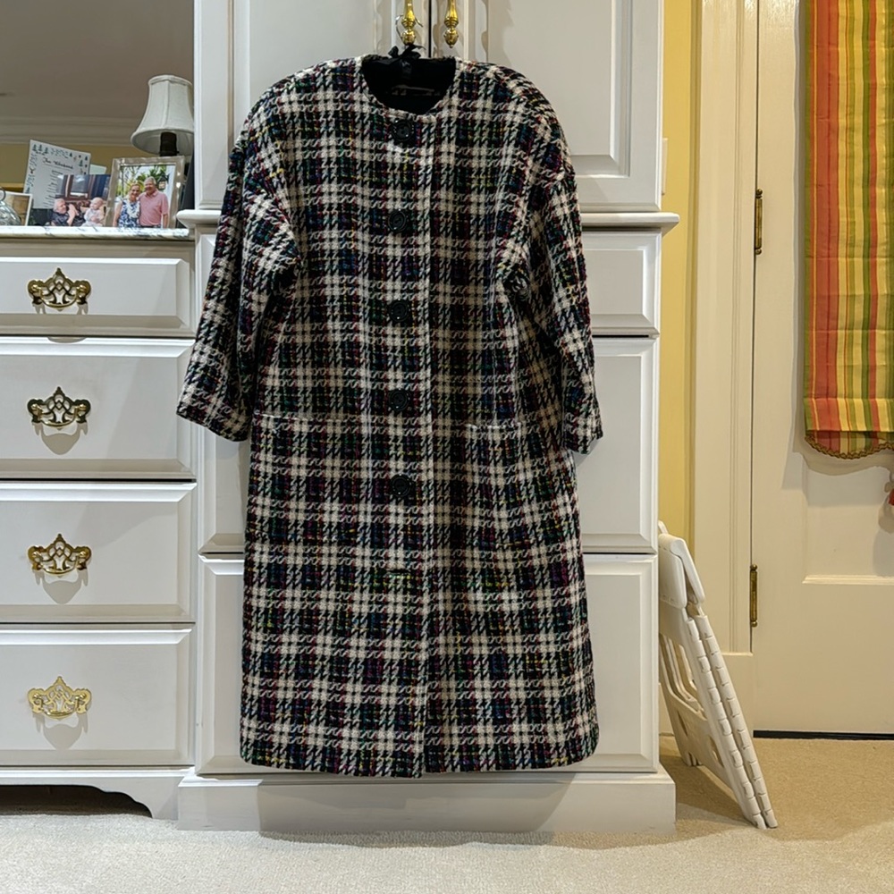 Vintage David Hayes Nieman Marcus long wool coat